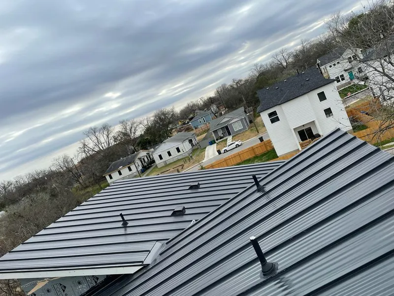Standing seam metal roof panels with vents for Skylight Repair in Conewago